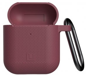 Чехол Urban Armor Gear for Airpods - U DOT Silicone Aubergine