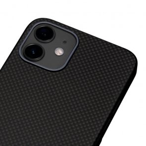 Чохол Pitaka for iPhone 12 - MagEZ Case Plain Black/Grey (KI1202M)