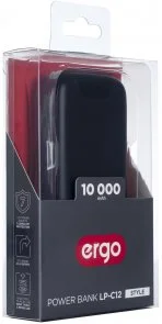Фото: Батарея універсальна ERGO LP-C12 10000mAh Black (LP-С12) № 6 | KTC