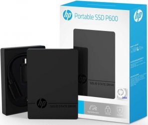  Зовнішній твердотільний накопичувач HP P600 500GB Black (3XJ07AA#ABB)