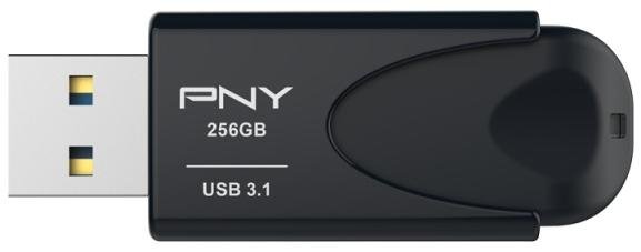 Флешка USB PNY Attache 4 256GB Black (FD256ATT431KK-EF)