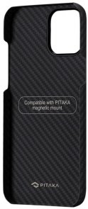 Чохол Pitaka iPhone 12 Mini - MagEZ Case Twill Black/Grey (KI1201PPP)