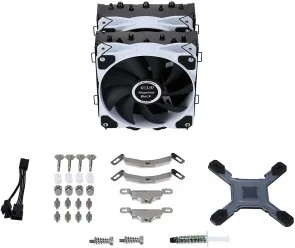 Фото: Кулер для процесора Gelid Solutions Phantom Black (CC-Phantom-Black-01-A) № 5 | KTC
