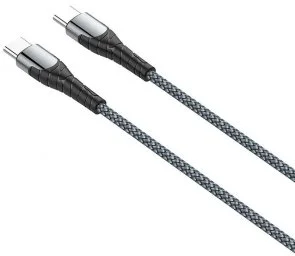Фото: Кабель ColorWay PD Fast Charging 65W CM / CM 1m Gray (CW-CBPDCC040-GR) № 2 | KTC