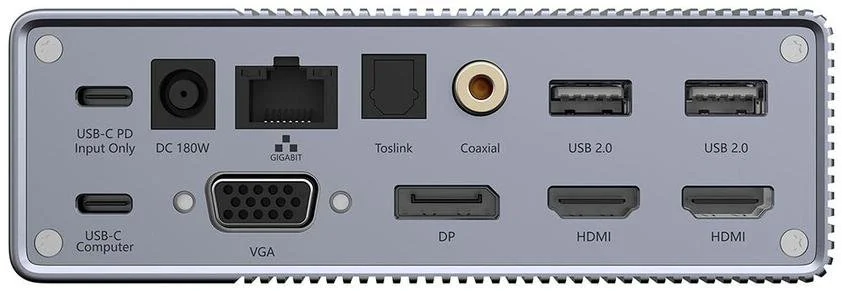 Фото: USB-хаб HyperDrive HD-G218 18in1 Silver № 3 | KTC