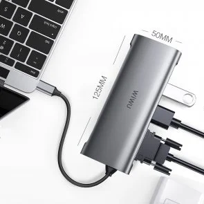 Фото: USB-хаб WIWU Alpha A11312H Gray № 2 | KTC