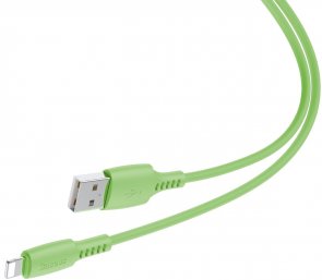 Кабель Baseus Colourful 2.4A AM / Lightning 1.2m Green (CALDC-06)