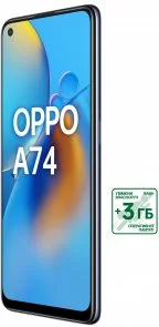 Фото: Смартфон OPPO A74 4/128GB Prism Black № 5 | KTC