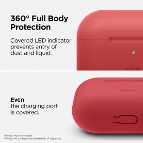 Чохол Elago for Airpods Pro - Silicone Hand Case Red (EAPPOR-HANG-RD)