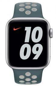 Ремінець Apple for Apple Watch 40mm - Nike Sport Band Hasta/Light Silver - Regular (MJ6G3)