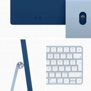 Фото: ПК моноблок Apple iMac M1 24 Retina 4.5K 256GB 7GPU Blue (MJV93) № 5 | KTC