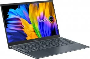 Фото: Ноутбук ASUS ZenBook OLED UX325JA-KG284 Pine Grey - 13.3" OLED Intel Core i5 / i5-1035G4 / DDR4 16 ГБ / PCI-E SSD 512 ГБ / Intel Iris Xe Graphics № 3 | KTC