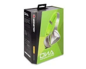 Фото: Навушники Monster DNA Neon On-Ear Headphones сріблясто-зелені № 6 | KTC