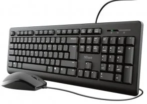 Фото: Комплект клавіатура+миша Trust Primo UA USB Black (24521_TRUST) № 2 | KTC