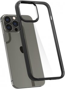 Чохол Spigen for iPhone 13 Pro - Crystal Hybrid Matte Black (ACS03300)