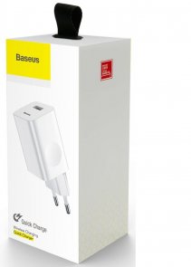 Зарядний пристрій Baseus Wall Charger White (CCALL-BX02)