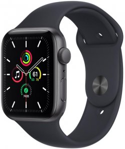 Apple Watch Series SE GPS 44mm Space Gray Aluminium Case with Midnight Sport Band