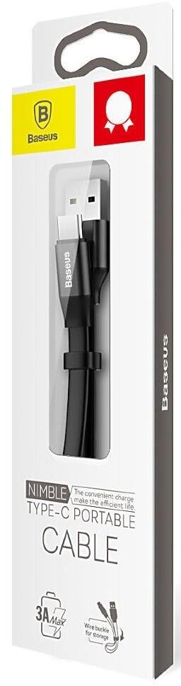 Кабель Baseus Nimble Portable AM / Type-C 0.23m Black (CATMBJ-01 )