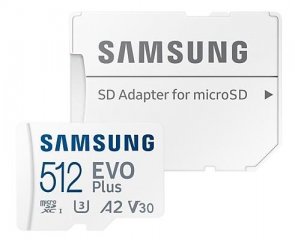 Карта пам'яті Samsung Evo Plus A2 Micro SDXC 512Gb (MB-MC512KA/RU)