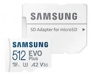 Фото: FLASH пам'ять Samsung Evo Plus Micro SDXC 512GB with adapter (MB-MC512SA/EU) № 2 | KTC
