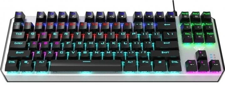 Фото: Клавіатура Aula Aegis Red Switch USB Silver (6948391240299) № 2 | KTC