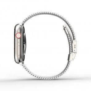 Фото: Ремінець AMAZINGthing for Apple Watch 49/45/44/42mm - Titan Metal Silver (ATS7TM45SV) № 2 | KTC