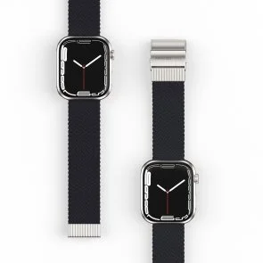 Фото: Ремінець AMAZINGthing for Apple Watch 41/40/38 - Titan Weave Black (ATS7TW41LB) № 4 | KTC
