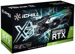 Відеокарта Inno3D RTX 3070 iChill X3 LHR (C30703-08D6X-1710VA38H)