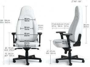 Крісло Noblechairs Icon White Edition (NBL-ICN-PU-WED)