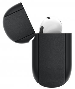 Чохол Spigen for Apple Airpods 3 - Silicone Fit Black (ASD01984)