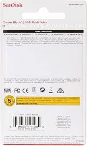 Фото: Флешка USB SanDisk Cruzer Blade 16GB Green Electric (SDCZ50C-016G-B35GE) № 3 | KTC