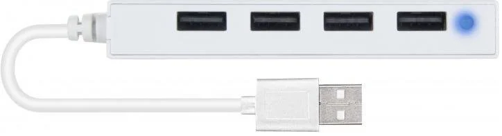Фото: USB-хаб SPEEDLINK 4 Port Speedlink Snappy Slim White (SL-140000-WE) № 3 | KTC