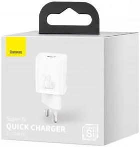 Фото: Зарядний пристрій Baseus Super Si Quick Charger 1C 20W White (CCSUP -B02) № 4 | KTC