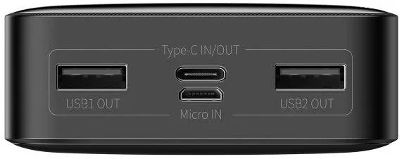 Фото: Батарея універсальна Baseus Bipow 20000mAh Black (PPDML-J01) № 4 | KTC