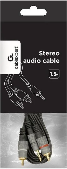 Фото: Кабель Cablexpert Jack 3.5mm / 2xRCA 1.5m Black (CCA-352-1.5M) № 3 | KTC