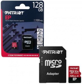 Карта пам'яті Patriot EP Series Micro SDXC 128GB with adapter (PEF128GEP31MCX)