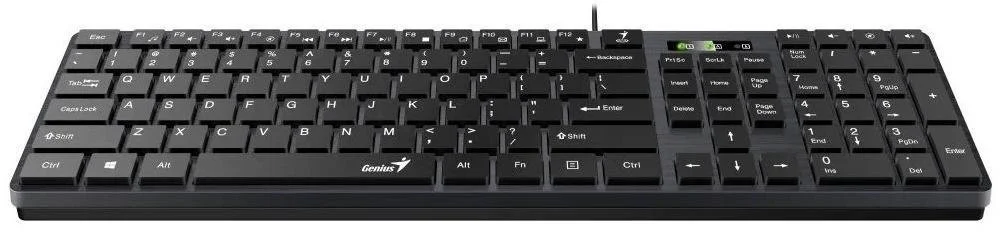 Фото: Комплект клавіатура+миша Genius C-126 SlimStar Black (31330007407) № 5 | KTC