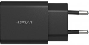 Мережевий зарядний пристрій Momax One Plug PD 30W, Black