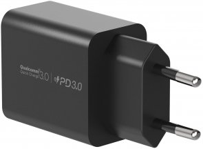 Зарядний пристрій Momax UM13 One Plug PD 20W QC3.0 Black (UM13EUD)