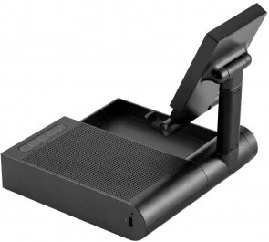 Фото: Бездротовий зарядний пристрій Momax Q.Conference Mini Speakerphone with wireless Charging Black (BS2D) № 3 | KTC