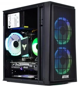 Фото: Персональний комп'ютер ARTLINE Gaming X45 (X45v32) - AMD Ryzen 5 5500 / 16 ГБ DDR4 / HDD + SSD 1 ТБ + 480 ГБ / Nvidia / GeForce RTX 3050, 8 ГБ / AMD A320 / 600 Вт № 2 | KTC