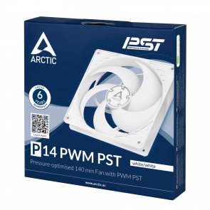 Вентилятор для корпуса Arctic P14 PWM PST White (ACFAN00197A)