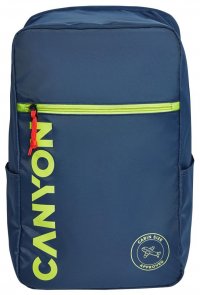 Рюкзак для ноутбука Canyon CSZ-02 Navy/Lime (CNS-CSZ02NY01)