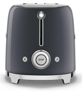 Тостер Smeg Retro Style Gray (TSF01GREU)