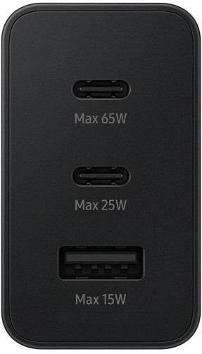 Зарядний пристрій Samsung 65W Power Adapter Trio Black (EP-T6530NBEGRU)