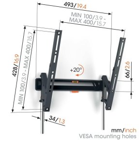 Кронштейн Vogels TVM 3413 Black (3834130)