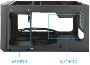Фото: Корпус Chieftec Pro Cube Mini Black (CN-01B-OP) № 6 | KTC