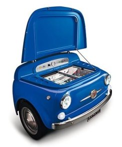 Холодильник однодверний Smeg Fiat 500 Blue (SMEG500BL)