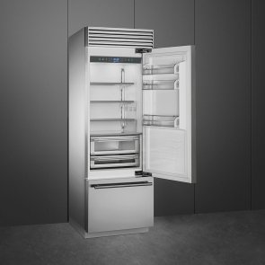 Холодильник дводверний Smeg Classica Stainless Steel (RF376RSIX)