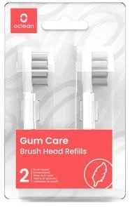 Фото: Насадка для зубної щітки Oclean Gum Care P1S12 W02 Extra Soft Brush Head White 2pcs (Oclean P1S12 W02 White) № 2 | KTC